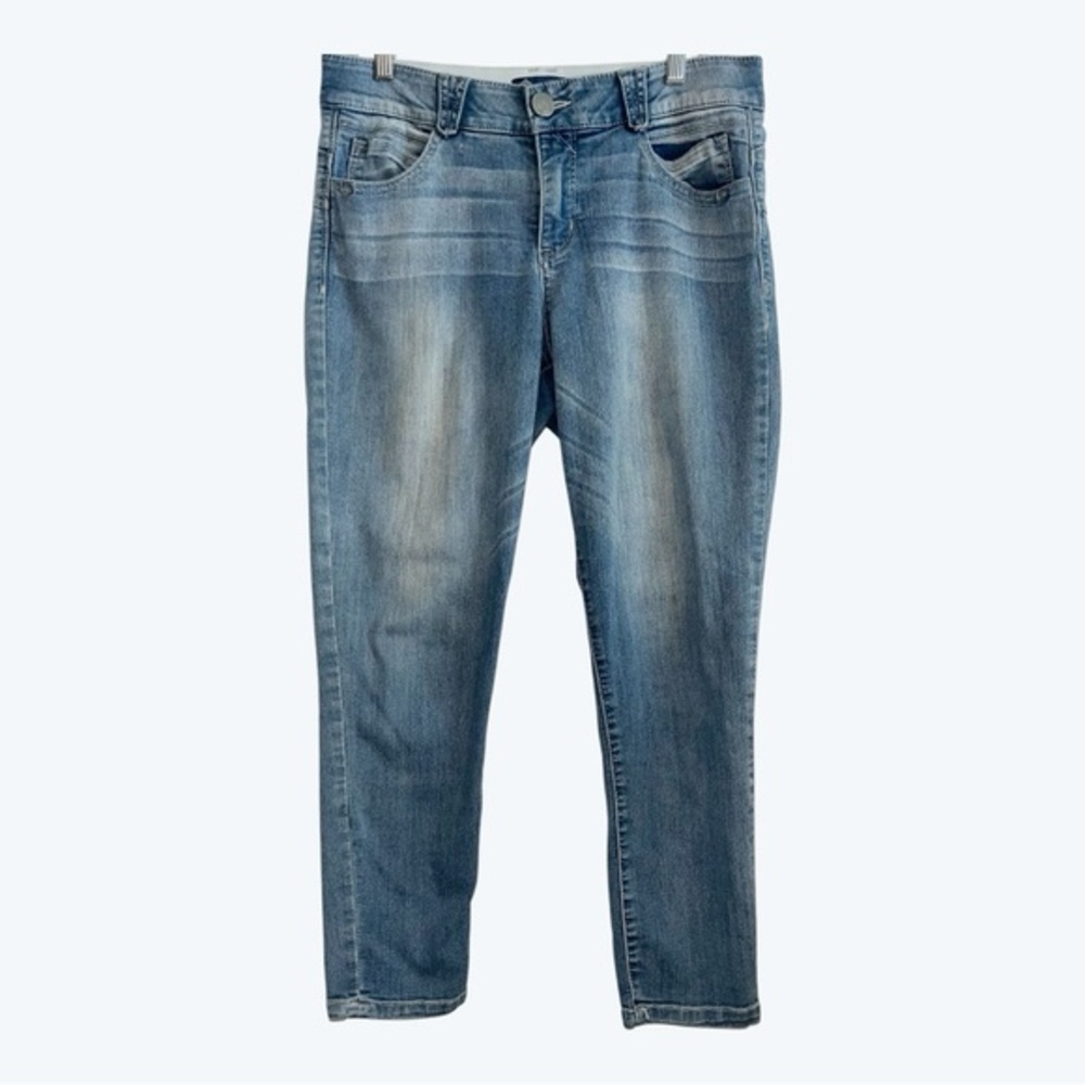 Democracy Jeans "Ab"solution Stretch - Size 10 - light wash Mid-Rise